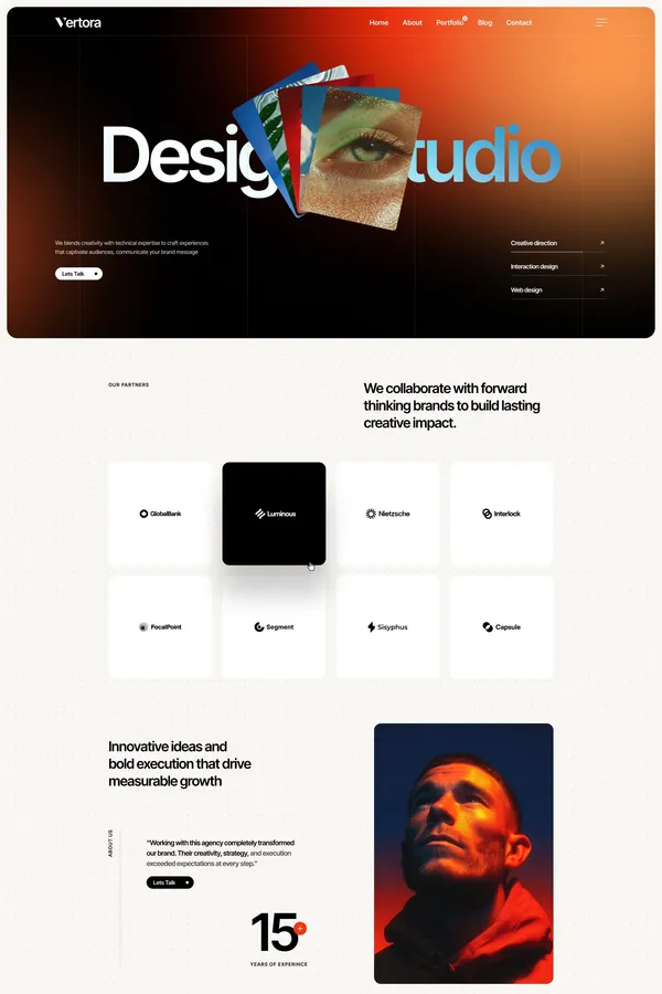 Vertora - Webflow HTML website template
