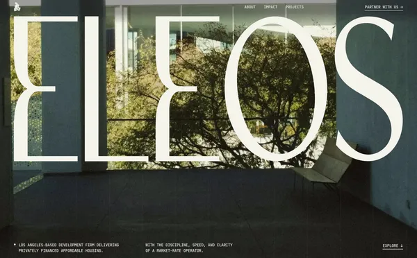 Eleos | Affordable Housing Development in Los Angeles - Portfolio design inspiration