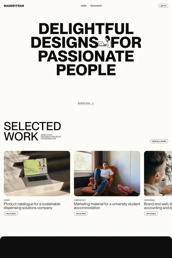 Delightful designs for passionate people | MADEBYFRAN