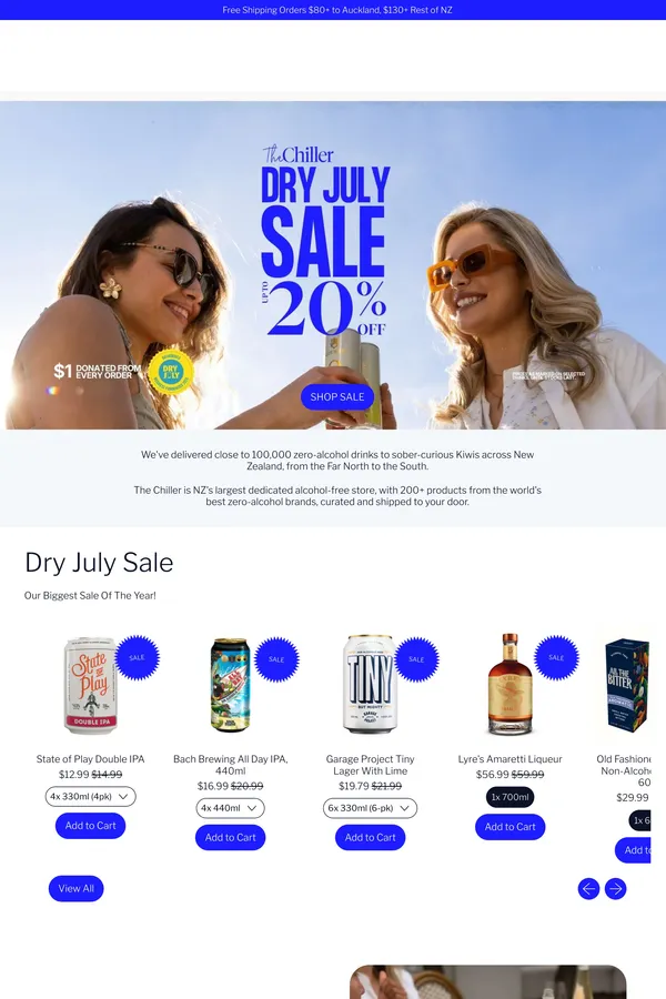 The Chiller | Alcohol Free Drinks NZ — NZ's #1 Zero Alcohol Shop
 – The Chiller - NZ's #1 Alcohol-Free Drink Store | 200+ Zero-Alcohol Beers, Wines & Spirits