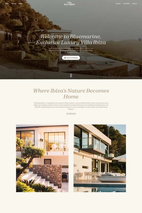 Villa Bluemarine | Luxury Sea-View Villa in North Ibiza â FAEH Collection