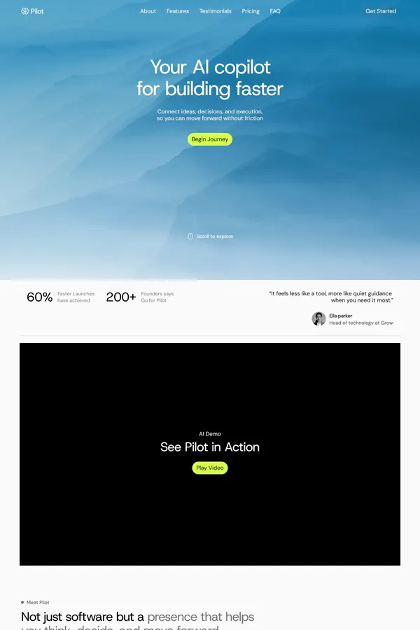 UsePilot Ai - Landing design inspiration