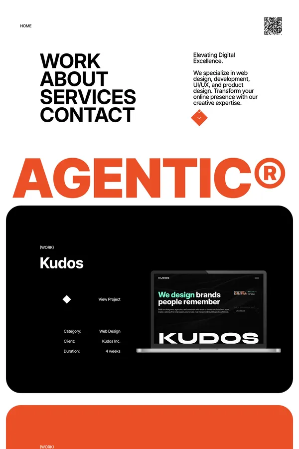 Agentic - Design Agency Template - Template design inspiration