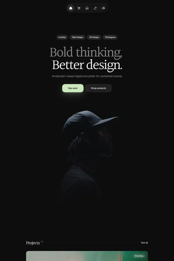 Refined® - Portfolio Template for Framer - website design inspiration