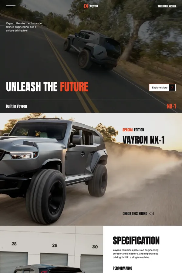 Vayron â Luxury Electric Vehicle Brand Experience