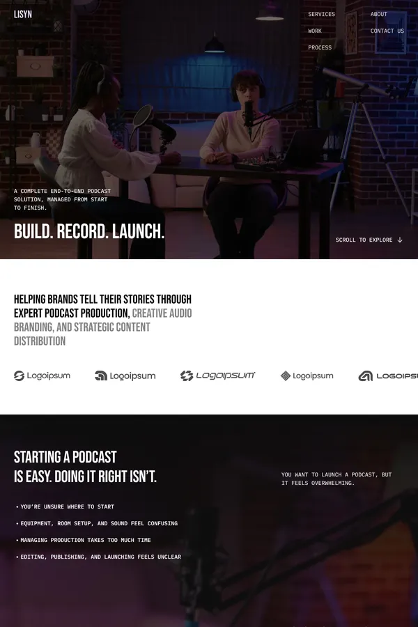 LISYN â Cinematic Podcast & Audio Storytelling Studio