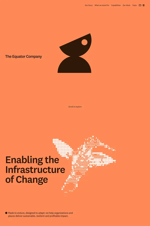 The Equator Company - Portfolio design inspiration