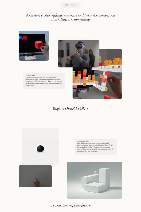 FUN AND AWE - Portfolio design inspiration