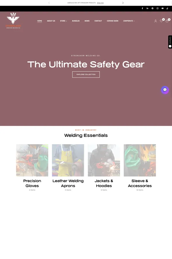 Strongarm Welding | Pro-Grade Welding Equipment Online