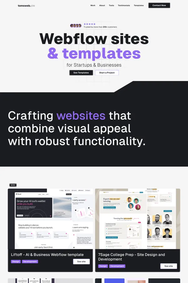 Toms Stals - Freelance Web Designer and Webflow Developer based in Riga, Latvia
