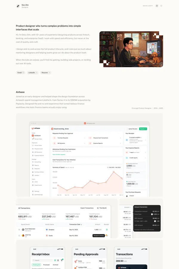 Daru Sim / Portfolio