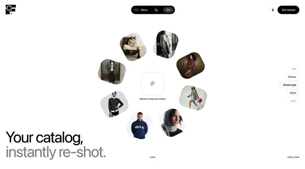 AI Product Generation — Fourmula.ai - Landing design inspiration