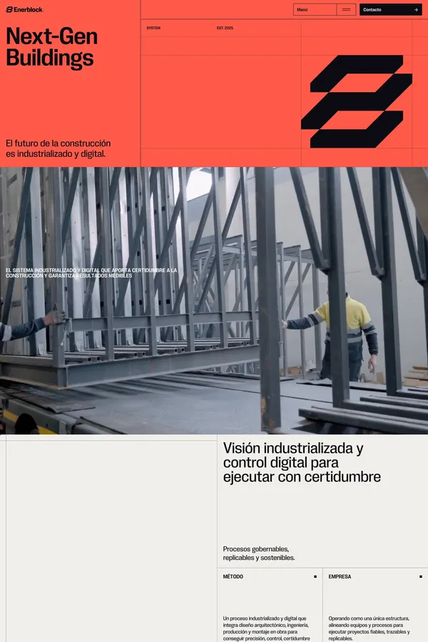 Enerblock | Next-Gen Buildings - Landing design inspiration