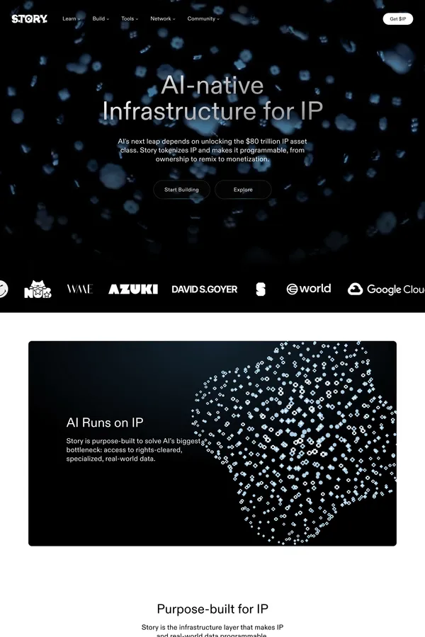 Story - Landing design inspiration