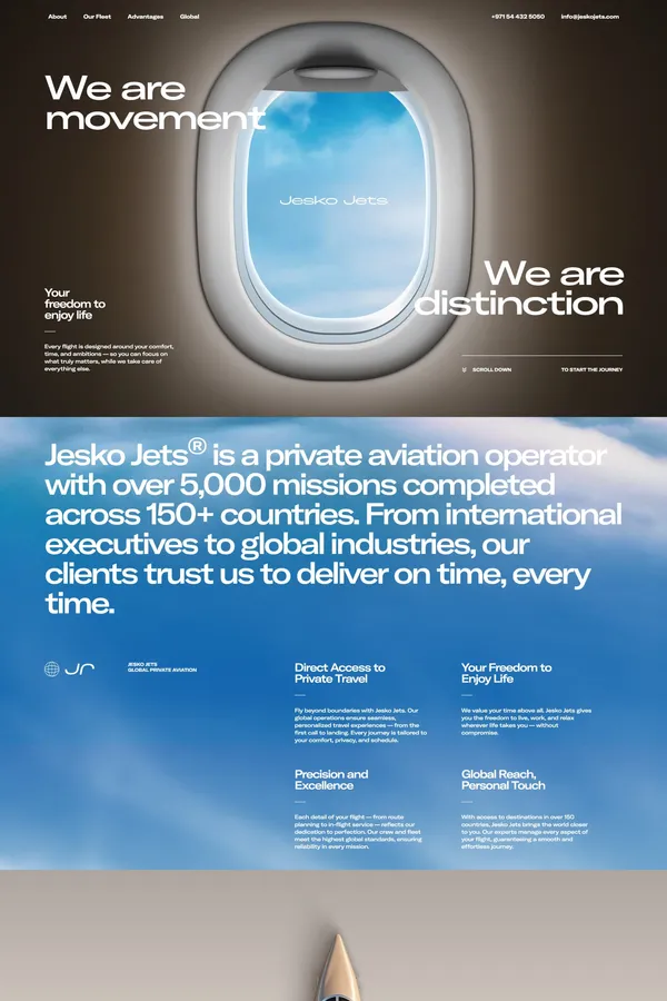 Jesko Jets - Landing design inspiration