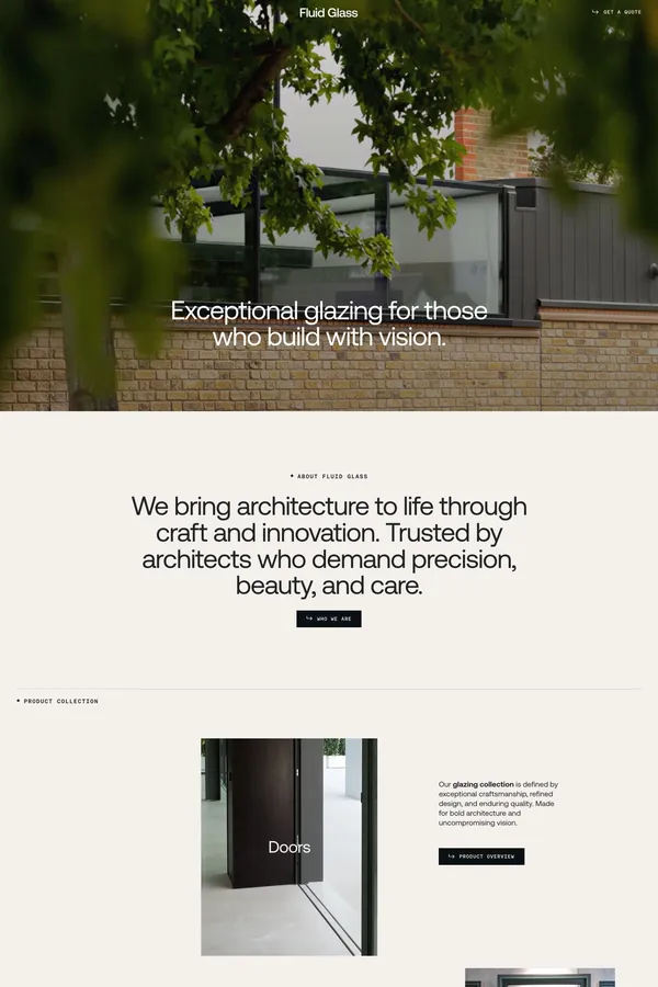 Fluid Glass - Structural & Architectural Glazing Specialists - Portfolio design inspiration