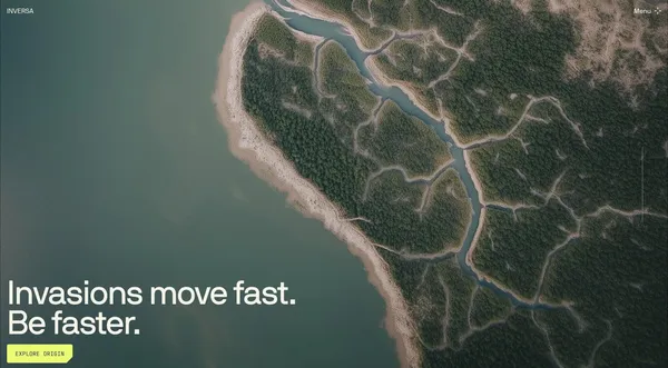 INVERSA - Landing design inspiration