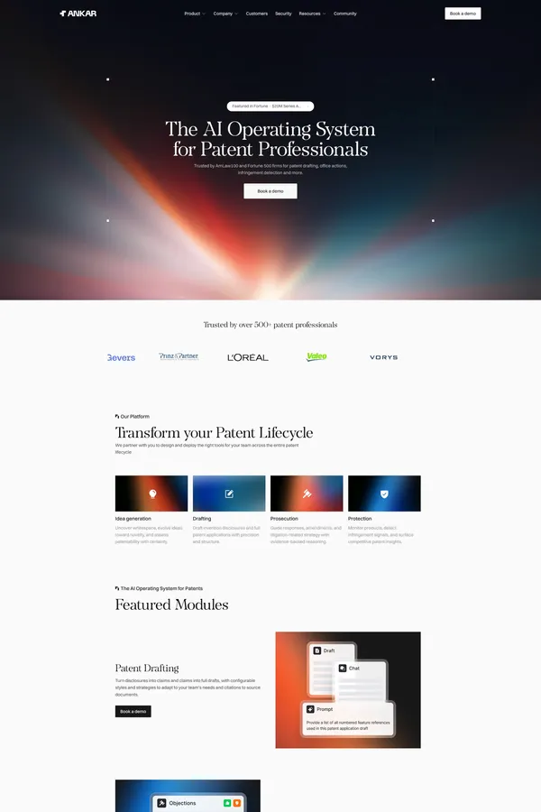 Ankar AI - Landing design inspiration