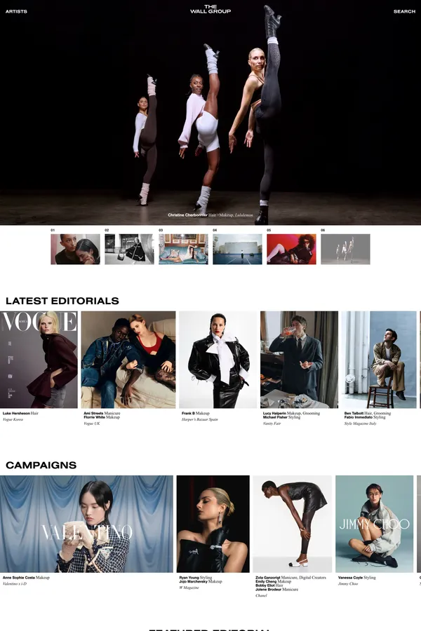 415 Unsupported Media Type - Portfolio design inspiration