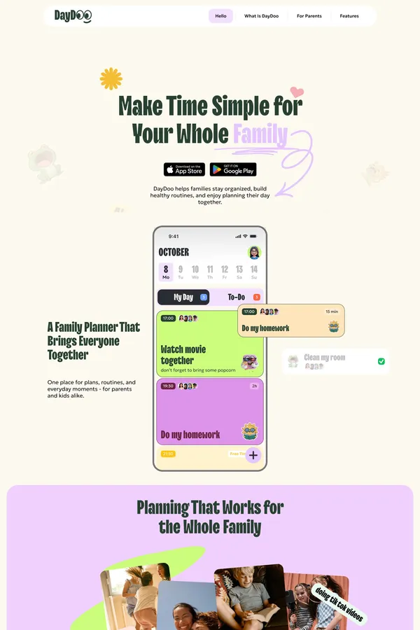 DayDoo - Family Planner & Shared Calendar for Everyday Life