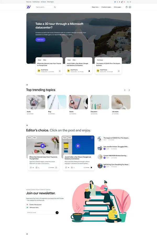 Ncmaz FSE – Blog magazine Full site editing