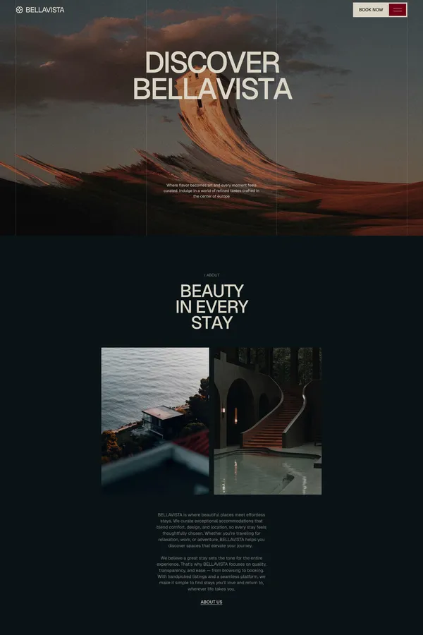 Bellavista - Template design inspiration