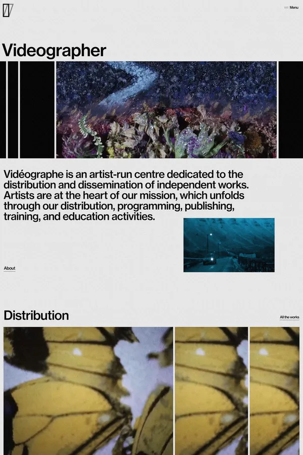 Accueil - Vidéographe - Other design inspiration