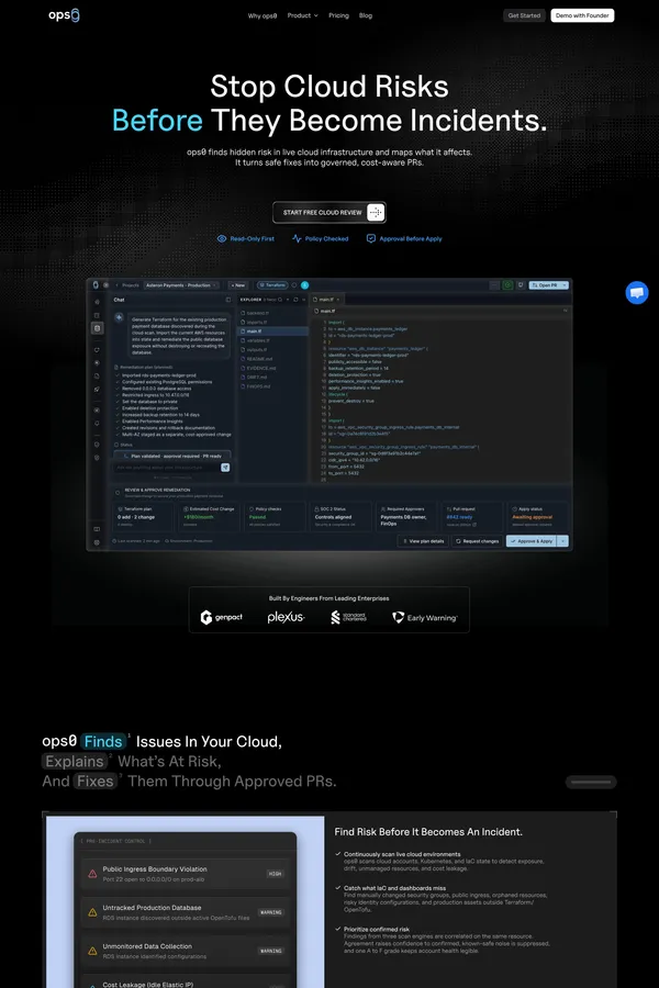 ops0 | Preventive Cloud Security for Cloud Infrastructure