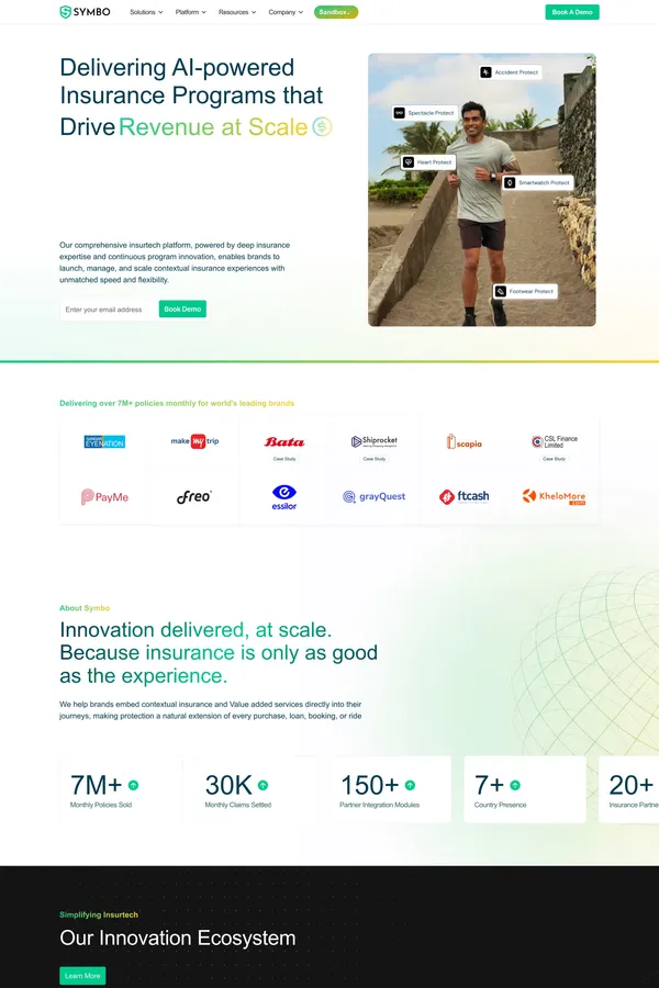 Embedded Insurance Platform | Insurance APIs & Infrastructure – Symbo