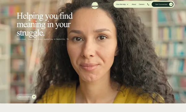 Sage Hill | Individual, Couples, & Group Counseling in Nashville, TN - Landing design inspiration