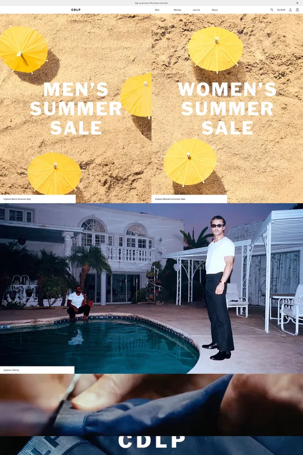 CDLP – Elevated Essentials | Official Online Store - Ecommerce design inspiration