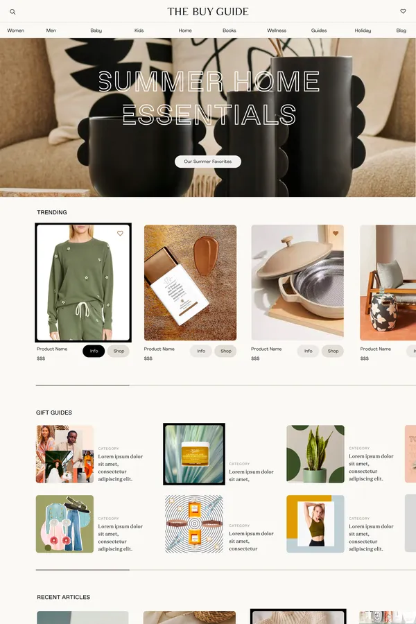 Just a moment... - Blog design inspiration