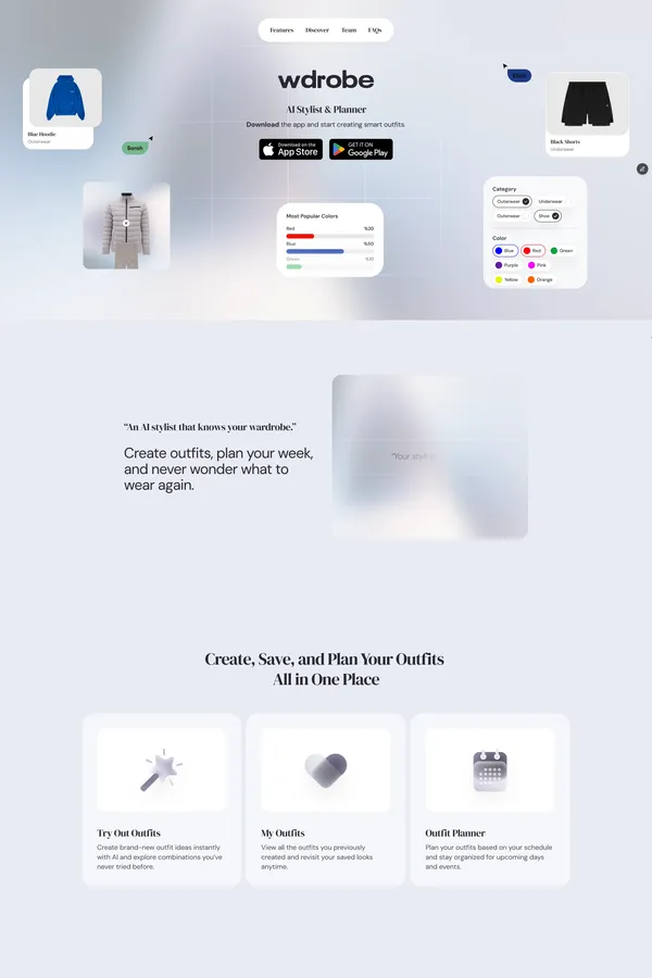 Wdrobe â AI Stylist & Planner