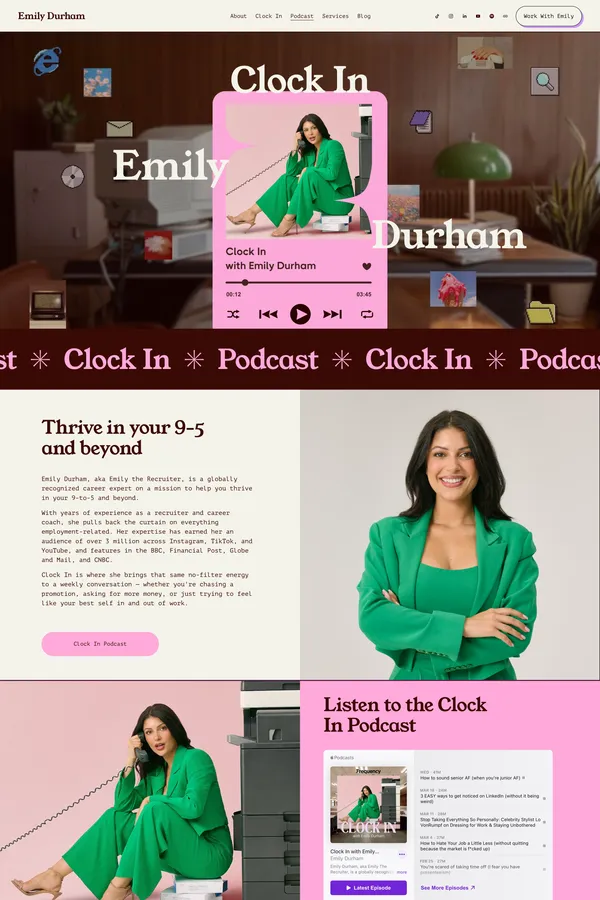 Clock In Podcast — Emily Durham