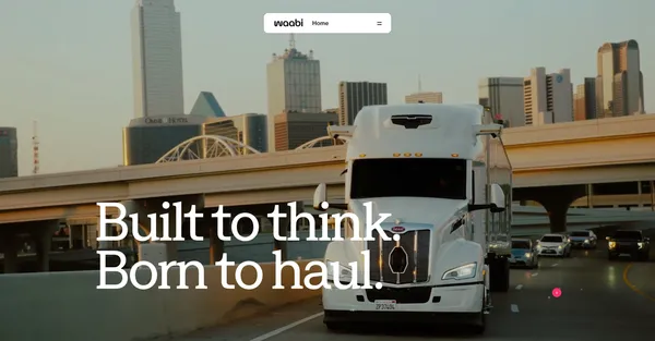 Waabi - Landing design inspiration