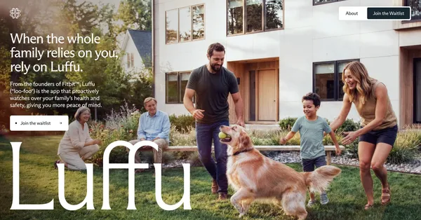 Luffu - Landing design inspiration