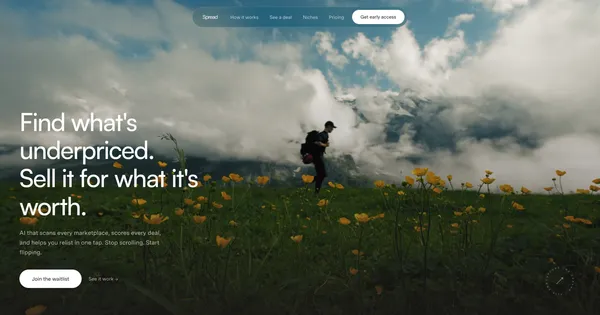 Spread — Flip Smarter - Landing design inspiration