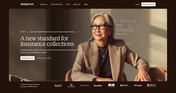 Amperos - Landing design inspiration