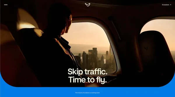 Joby Aviation | Electric Air Taxi for Zero-Emission Travel | Joby Aviation - Landing design inspiration