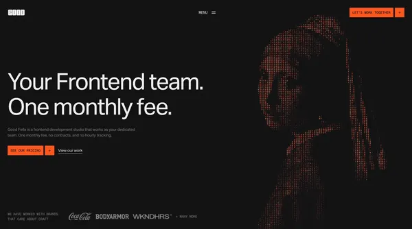 Good Fella — Frontend Development Studio | Websites That Move | Good Fella - Portfolio design inspiration