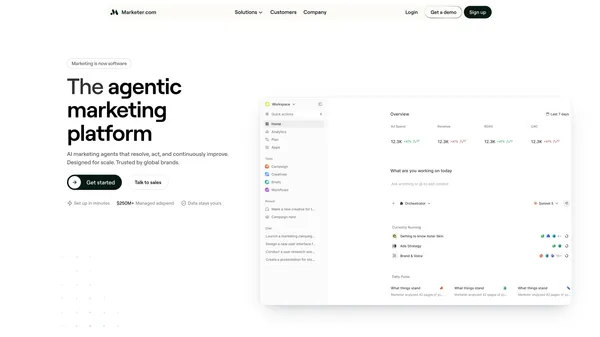 Marketer.com - The Growth Platform for Modern Ecommerce - Marketer - Landing design inspiration
