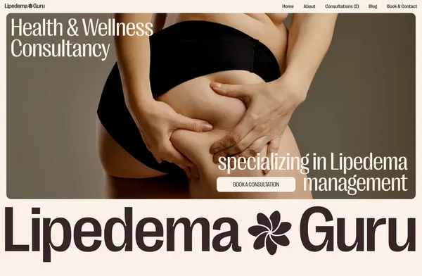 Lipedema Guru - Landing design inspiration