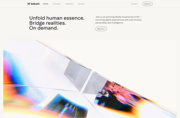ValkaAI - Landing design inspiration