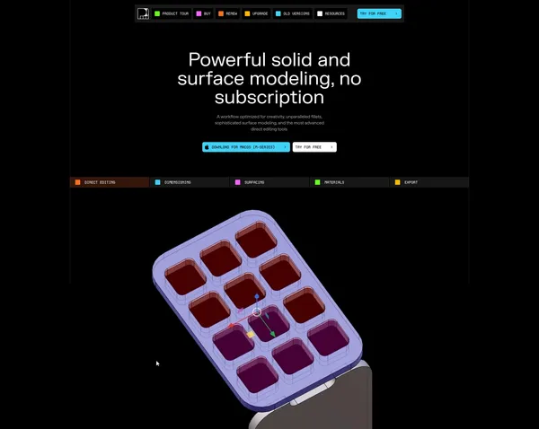 Plasticity - Landing design inspiration