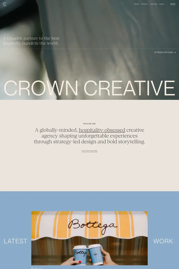 Crown Creative | Hospitality Branding, Strategy & Interiors - Portfolio design inspiration