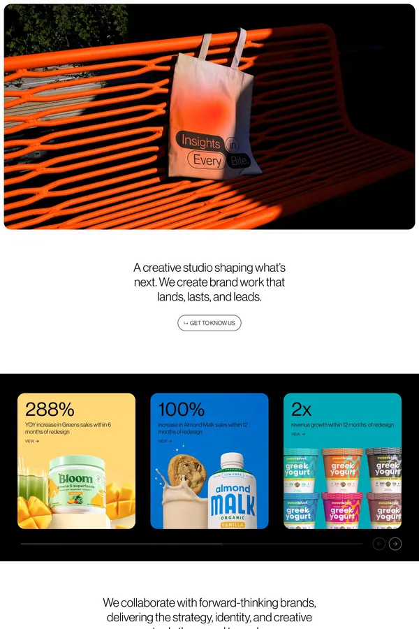 Riser - For brands who rise above. - Portfolio design inspiration