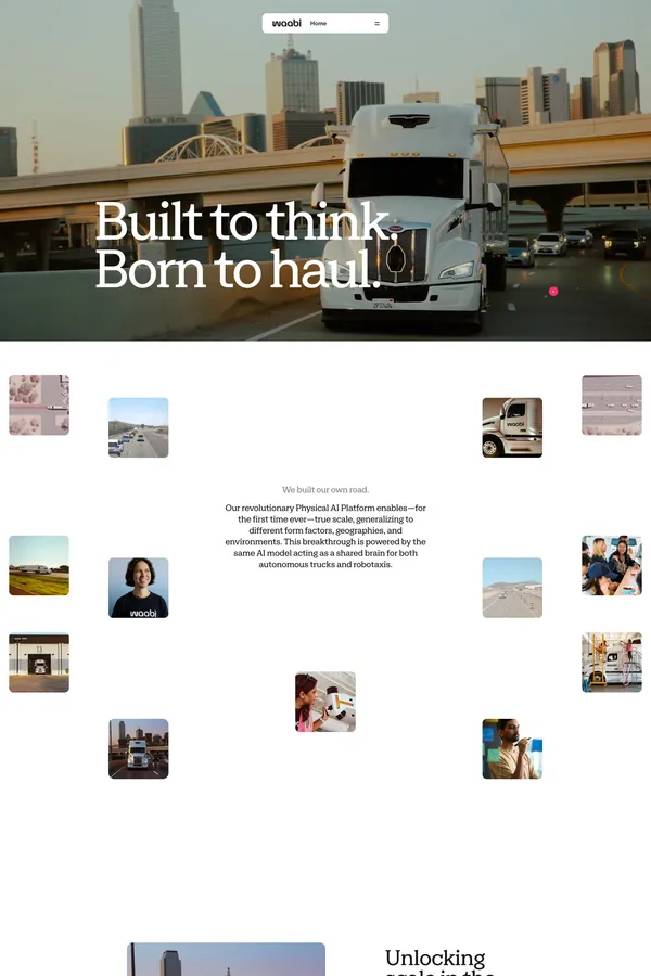 Waabi - Landing design inspiration