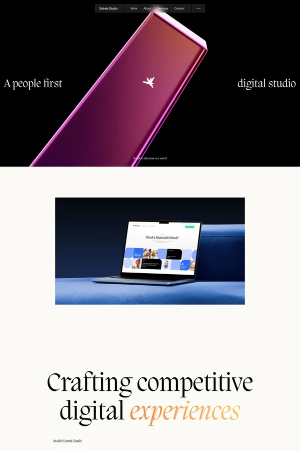 Estrela Studio - Portfolio design inspiration