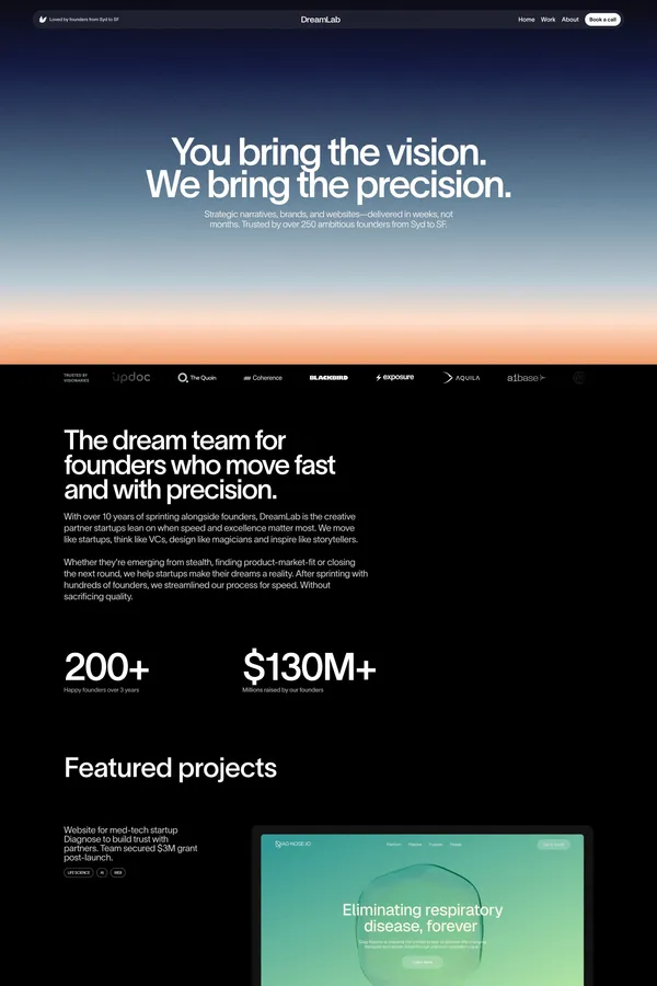 DreamLab (Formerly Skale Studio) - Portfolio design inspiration