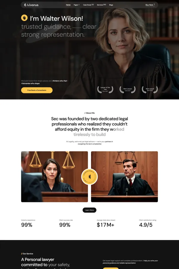 Advorus - Webflow HTML website template